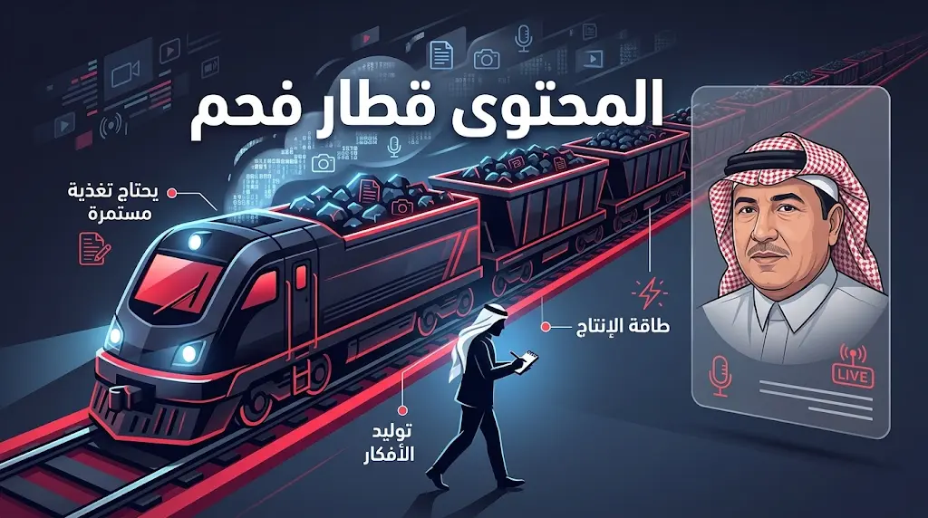 "قطار فحم".. مالك الروقي يطلق وصفاً بليغاً ومؤثراً على المحتوى ويكشف سر المشي مولّد الأفكار.