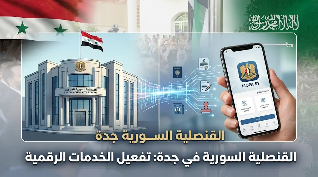 قنصلية جدة تطلق تطبيق "MOFA SY": خدمات رقمية وفورية للجالية السورية في المملكة
