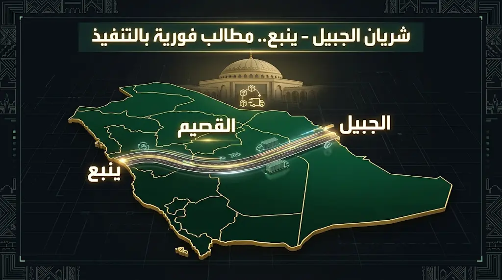 لتعزيز سلاسل الإمداد.. الشورى يطالب بـ "البدء العاجل" في مشروع الجبيل – القصيم – ينبع