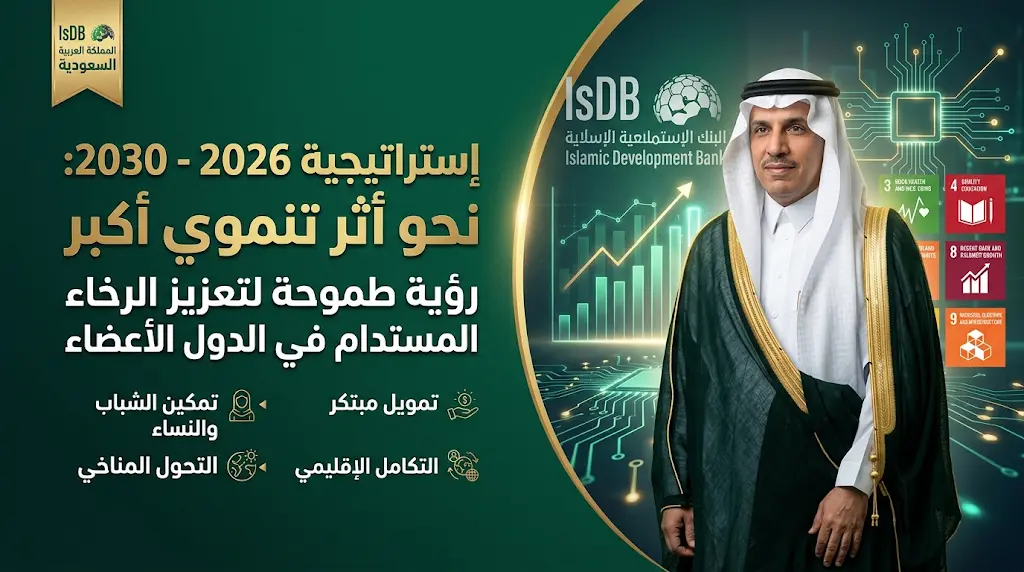 محمد الجاسر يعلن تدشين نموذج عمل مطور لمجموعة البنك الإسلامي للتنمية ضمن رؤية التحول نحو عام 2030