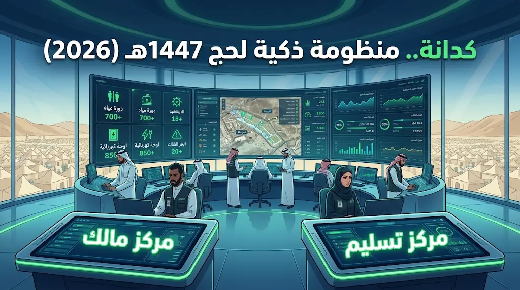 مركزا "مالك" و"تسليم": "كدانة" تعزز سرعة الاستجابة وإدارة التراخيص رقمياً في المشاعر المقدسة