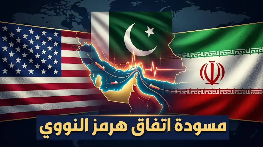 مسودة اتفاق أمريكي-إيراني برعاية باكستانية: فتح هرمز وتجميد التخصيب مقابل رفع العقوبات.