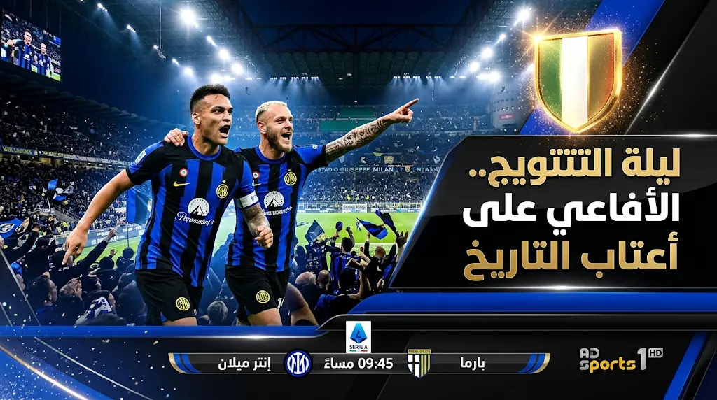 موعد مباراة إنتر ميلان ضد بارما اليوم والقنوات الناقلة في الدوري الإيطالي 2026.. ليلة حسم اللقب