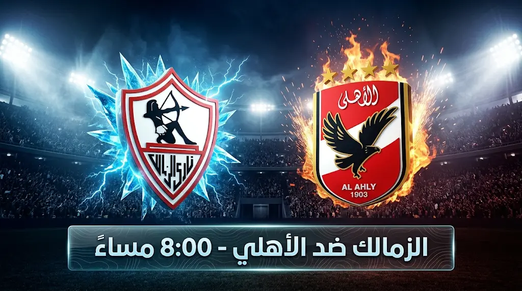 موعد مباراة الزمالك والأهلي اليوم الجمعة 1 مايو 2026 في الدوري المصري والقنوات الناقلة