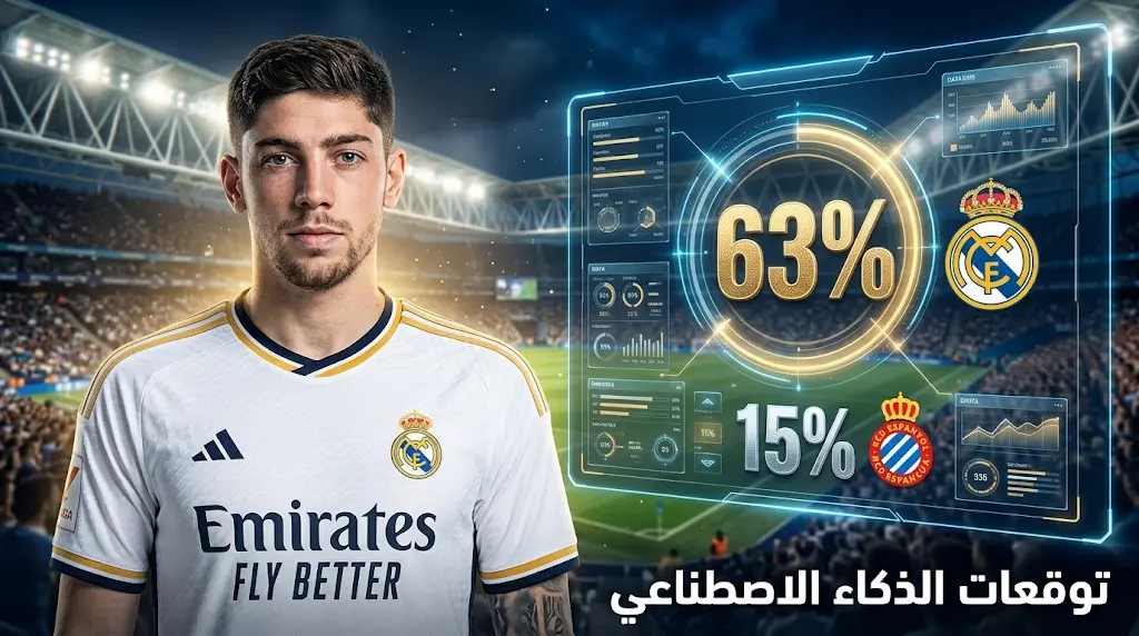 نتيجة مباراة ريال مدريد ضد إسبانيول.. الذكاء الاصطناعي يتوقع الفائز في الدوري الإسباني 2026