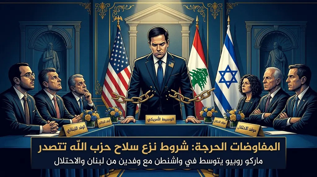 واشنطن تضع "نزع سلاح حزب الله" شرطاً أمريكياً للسلام الشامل بين لبنان و"الاحتلال"