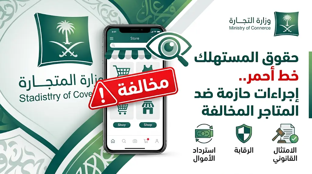 وزارة التجارة السعودية تتخذ إجراءات حازمة ضد متجر إلكتروني استبدل طلبات المستهلكين بمنتجات غير مطابقة للمواصفات