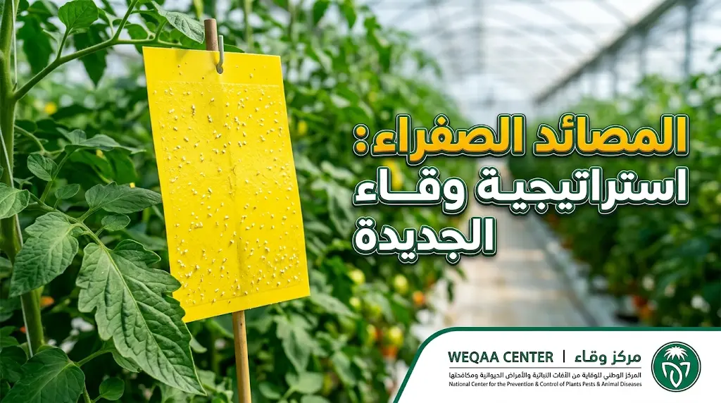 وقاء يوصي بحل استراتيجي: المصائد الصفراء بديل آمن لمكافحة الذبابة البيضاء وحماية المحاصيل