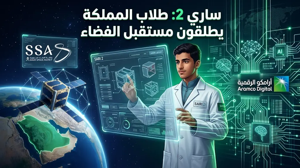 وكالة الفضاء السعودية وأرامكو الرقمية تطلقان مبادرة "ساري 2": طلاب البكالوريوس يُطوّرون ويُطلقون أقماراً صناعية.